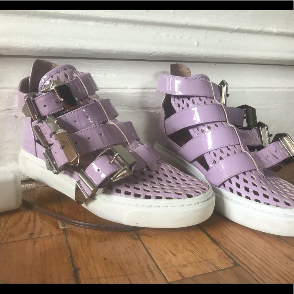 Vintage Jeffrey Campbell High Top Open Sneakers
